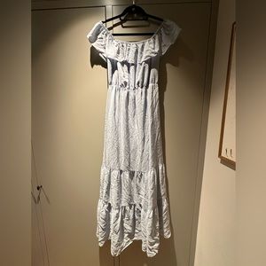 Club Monaco silk maxi dress